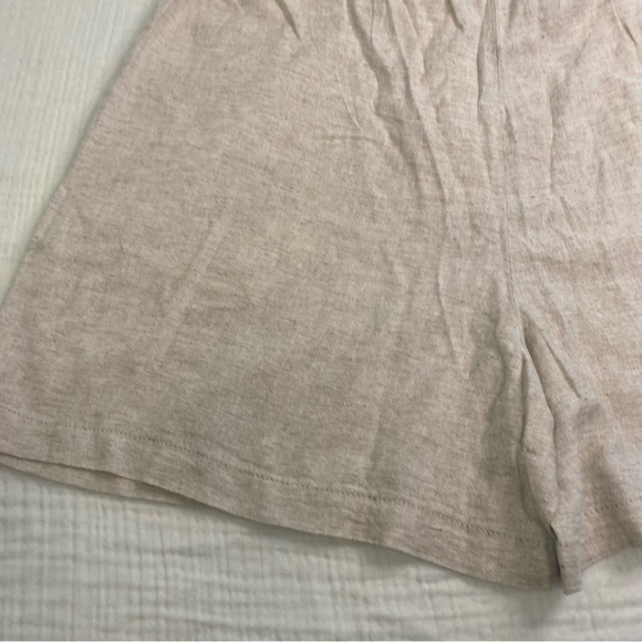 NWT Banana Republic Paperbag Waist Tan Linen Blend Chino Shorts Belt Pockets 16 - Picture 11 of 13